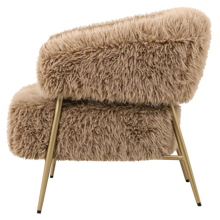 Fauteuil Base Polyester Crème 724573-Fauteuils-PTMD