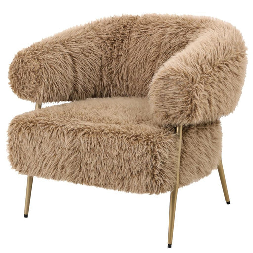 Fauteuil Base Polyester Crème 724573-Fauteuils-PTMD