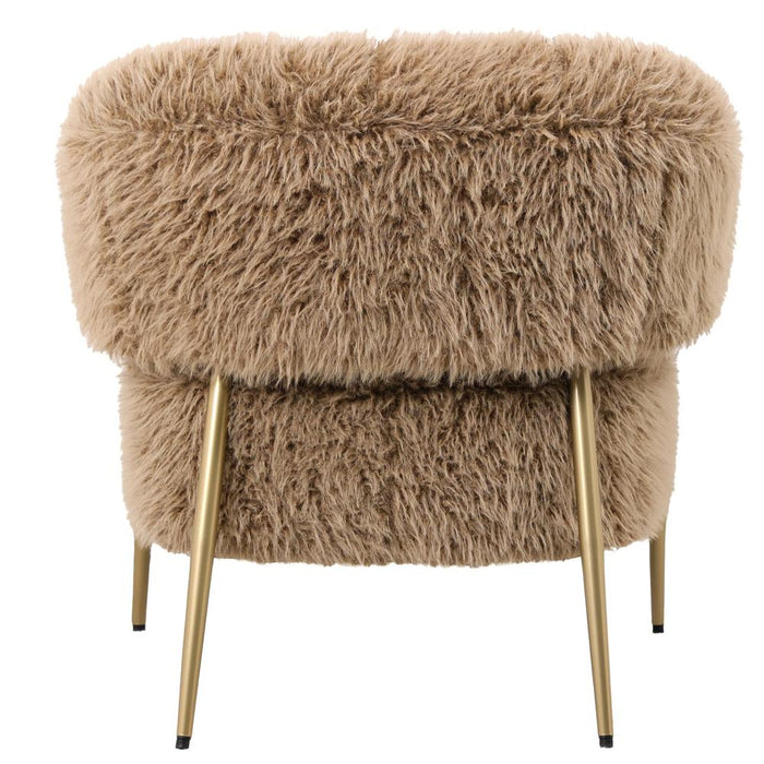 Fauteuil Base Polyester Crème 724573-Fauteuils-PTMD