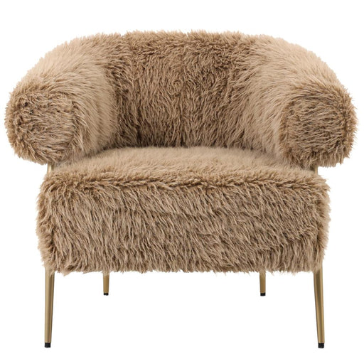 Fauteuil Base Polyester Crème 724573-Fauteuils-PTMD