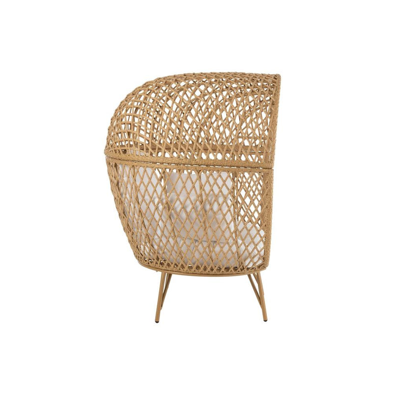 Fauteuil Beige Cloth 106 cm 106x106x146 cm-Kussens-J-Line
