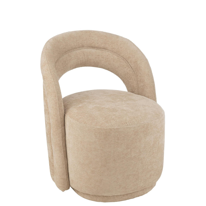 Fauteuil Beige Schuim 66 cm 66x64x80 cm-Fauteuils-J-Line