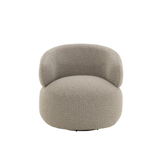Fauteuil Beige Schuim Rond 85 cm-Fauteuils-J-Line