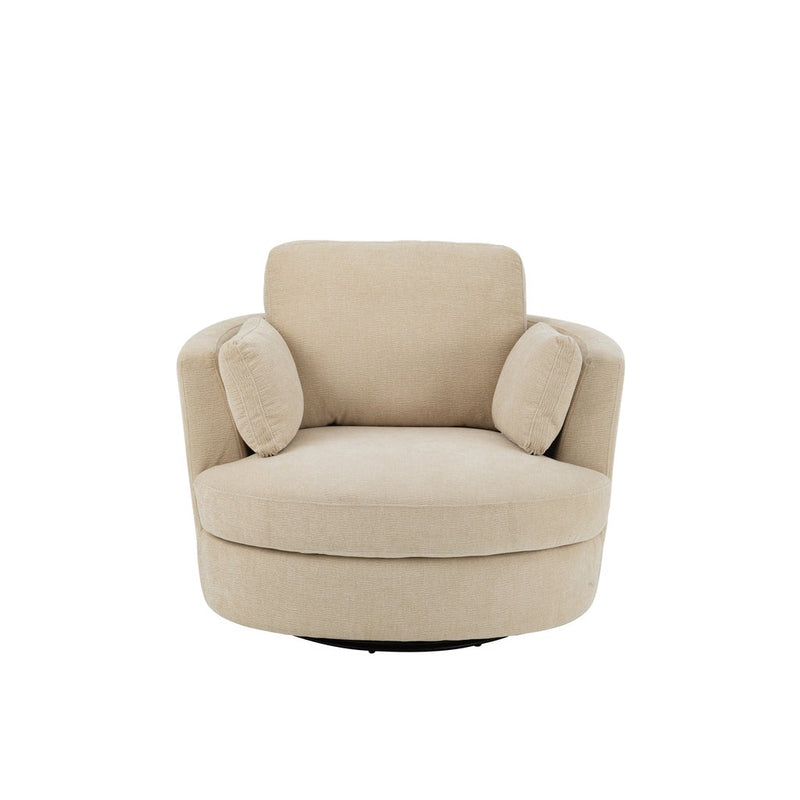Fauteuil Beige Stof 100 cm 100x109x89 cm-Fauteuils-J-Line