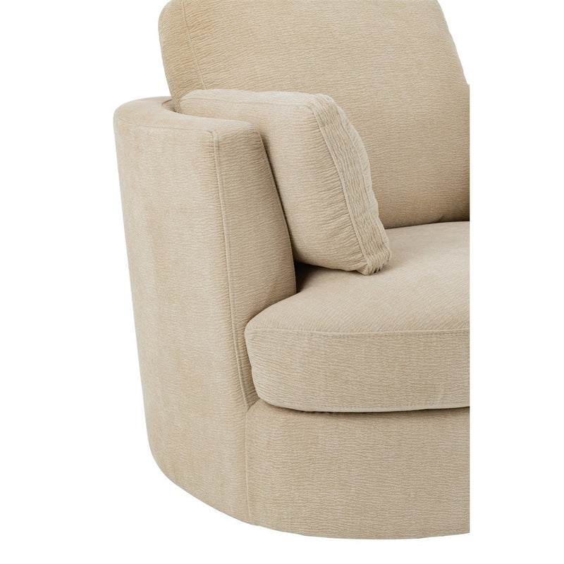 Fauteuil Beige Stof 100 cm 100x109x89 cm-Fauteuils-J-Line