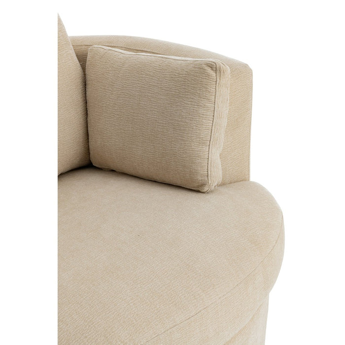 Fauteuil Beige Stof 100 cm-Fauteuils-J-Line