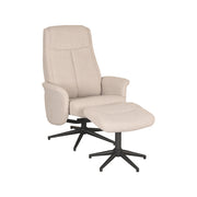 Fauteuil Bergen Coral Boucle Incl. Hocker 77x76x105 cm-Fauteuils-LABEL51