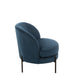 Fauteuil Blauw Schuim Rond 67 cm-Fauteuils-J-Line