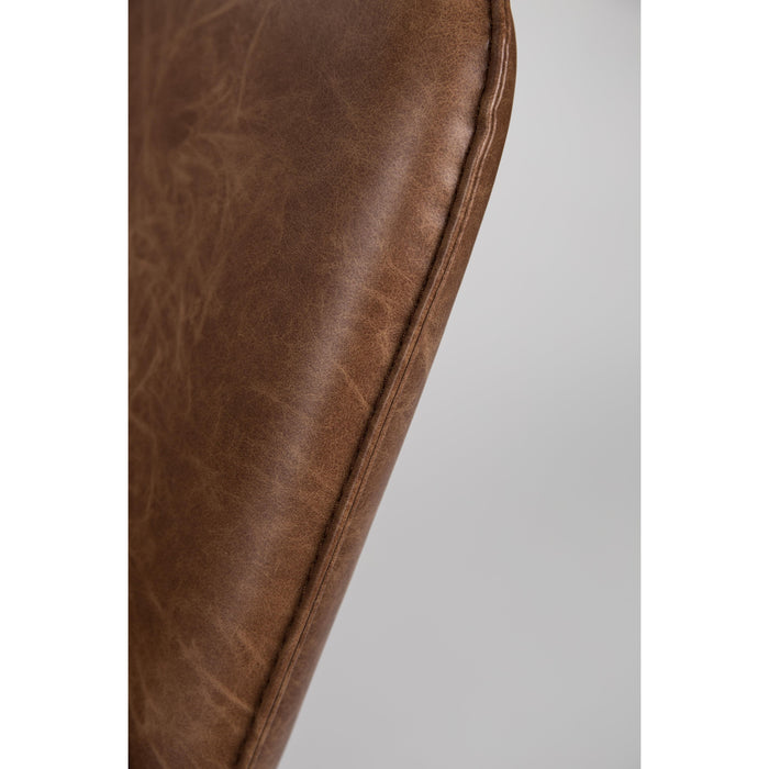 Fauteuil Bon PU Leather Bruin 76x80 cm-Fauteuils-Creating Home