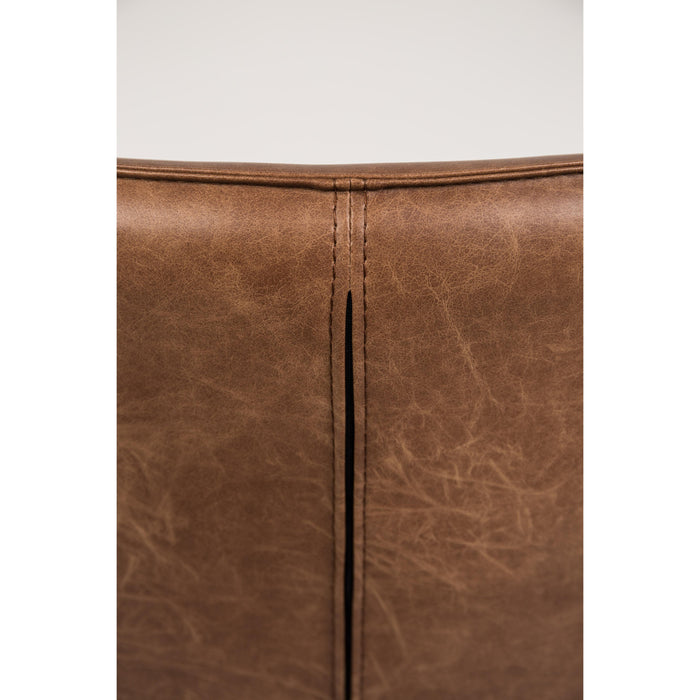 Fauteuil Bon PU Leather Bruin 76x80 cm-Fauteuils-Creating Home