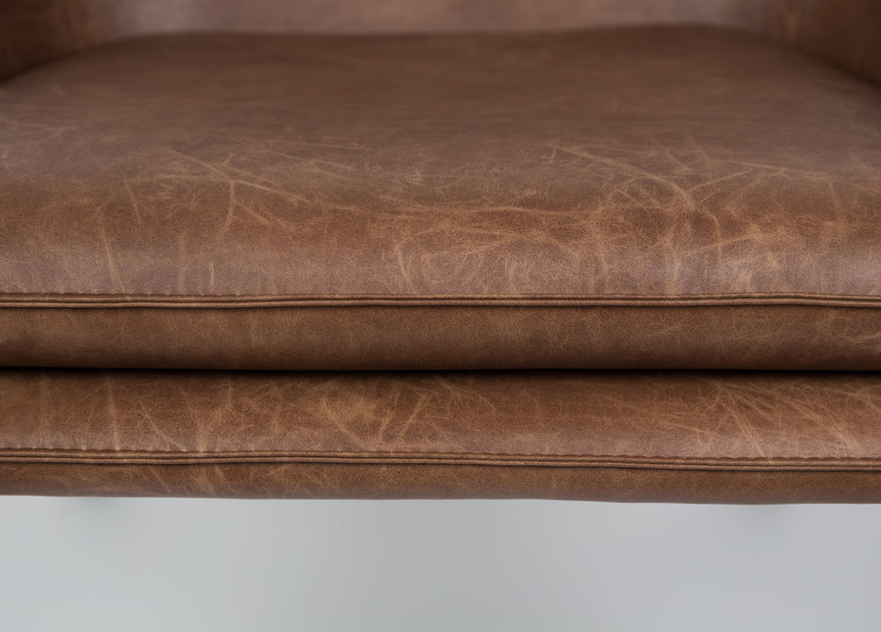 Fauteuil Bon PU Leather Bruin 76x80 cm-Fauteuils-Creating Home