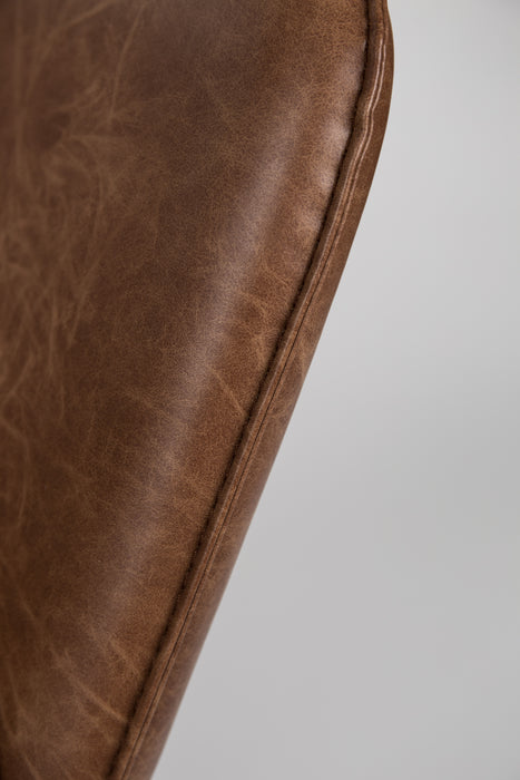 Fauteuil Bon PU Leather Bruin 76x80 cm-Fauteuils-Creating Home