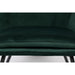 Fauteuil Bon Velvet Plyhout,Polyester Groen 76x80 cm-Fauteuils-Creating Home