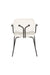Fauteuil Bouton Off-white Polyester Wit 59x52 cm-Fauteuils-Creating Home