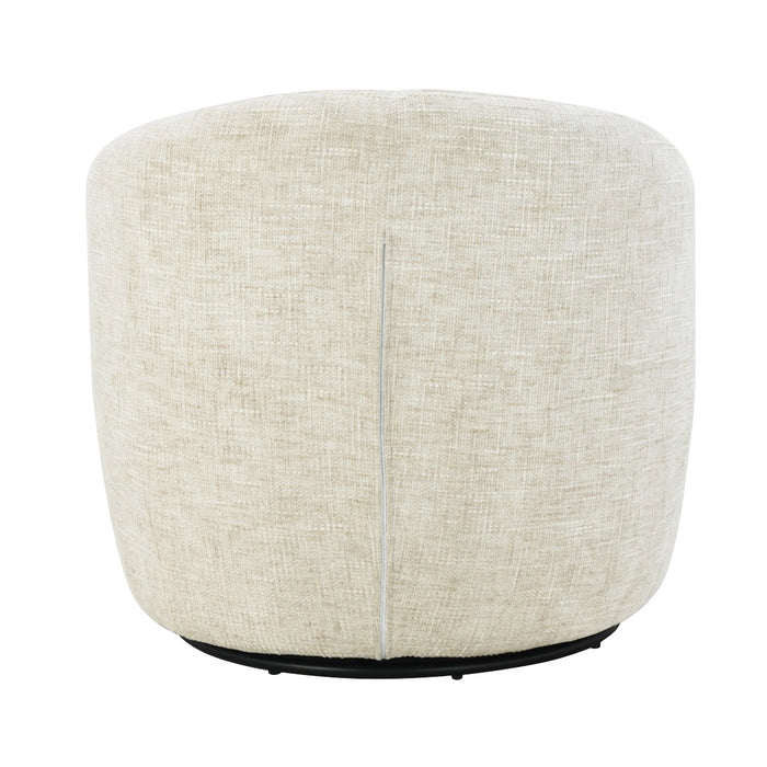 Fauteuil Britt Beige Draaibaar 84 cm 84x85x76 cm-Fauteuils-Livingfurn