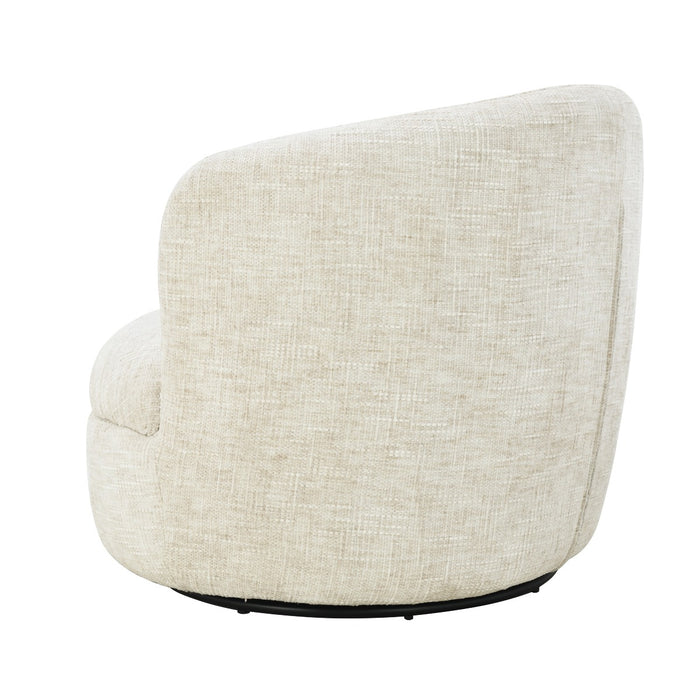 Fauteuil Britt Beige Draaibaar 84 cm-Fauteuils-Livingfurn