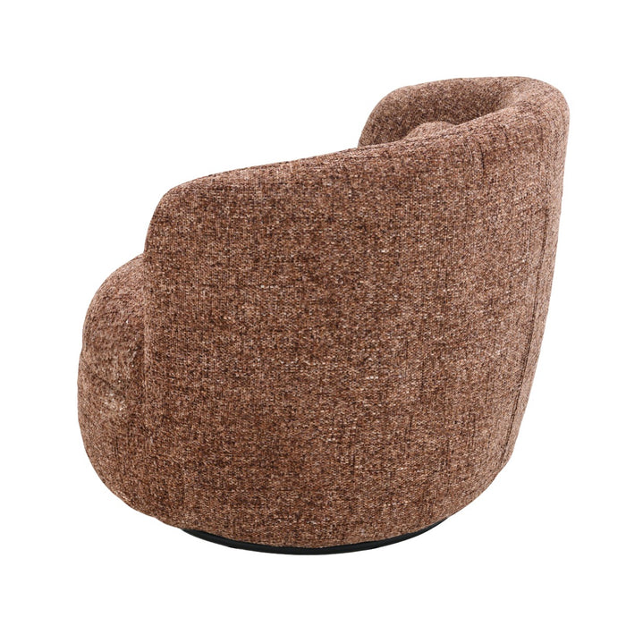 Fauteuil Britt Rood Draaibaar 84 cm 84x85x76 cm-Fauteuils-Livingfurn