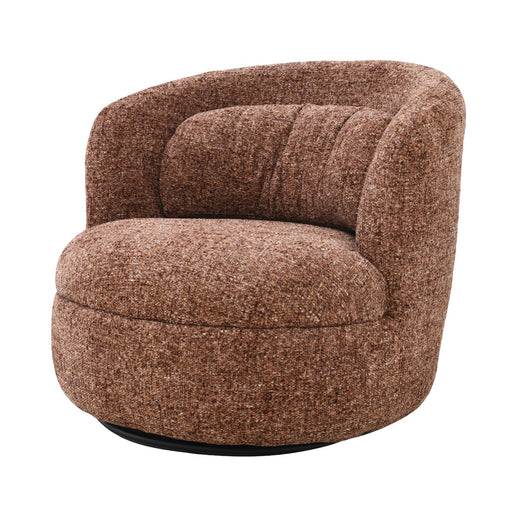 Fauteuil Britt Rood Draaibaar 84 cm 84x85x76 cm-Fauteuils-Livingfurn