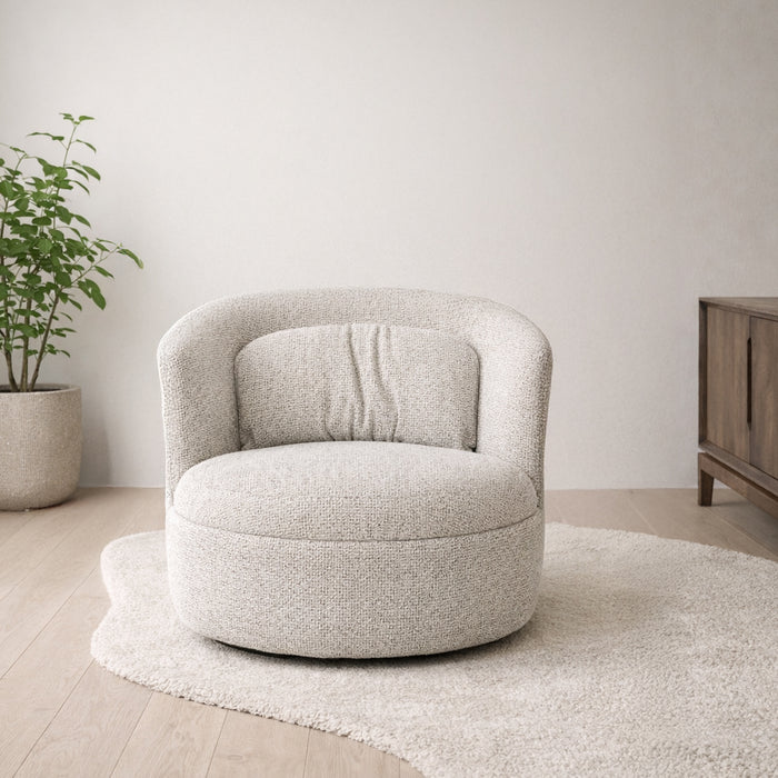 Fauteuil Britt Stof Beige 84x85x76 cm-Fauteuils-Livingfurn