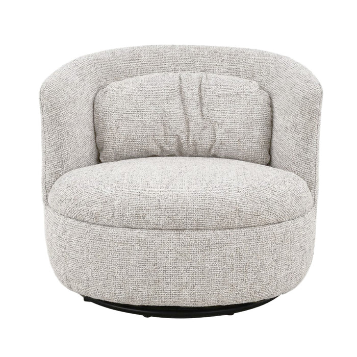 Fauteuil Britt Stof Beige 84x85x76 cm-Fauteuils-Livingfurn