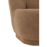 Fauteuil Bruin Fluweel 88 cm 88x78x72 cm-Fauteuils-J-Line