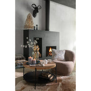Fauteuil Bruin Fluweel 88 cm 88x78x72 cm-Fauteuils-J-Line