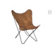 Fauteuil Bruin Leer 71 cm 65x92x90 cm-Fauteuils-J-Line