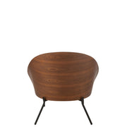 Fauteuil Bruin Metaal 72 cm 71.8x77.4x81.8 cm-Fauteuils-J-Line