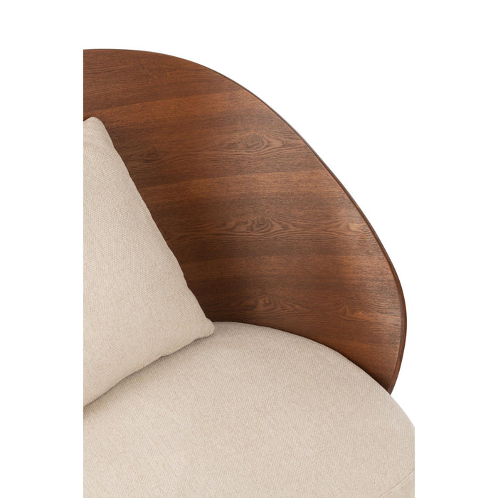 Fauteuil Bruin Metaal 72 cm-Fauteuils-J-Line