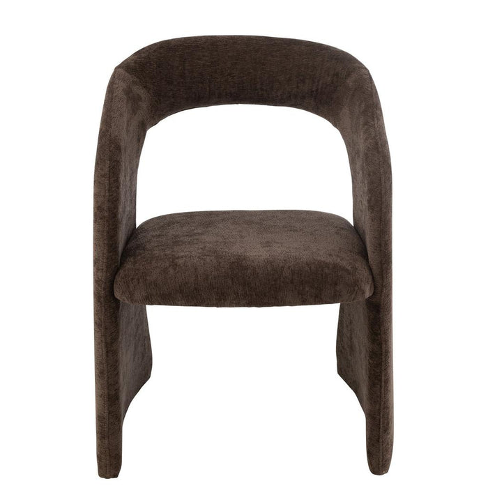 Fauteuil Bruin Polyester 66 cm 66x65x86 cm-Fauteuils-J-Line
