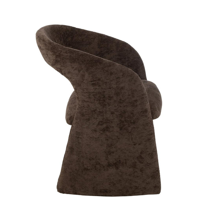 Fauteuil Bruin Polyester 66 cm 66x65x86 cm-Fauteuils-J-Line