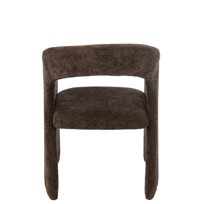 Fauteuil Bruin Polyester 66 cm 66x65x86 cm-Fauteuils-J-Line