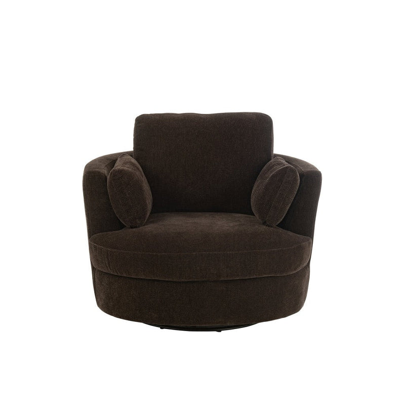 Fauteuil Bruin Populierenhout 100 cm 100x109x89 cm-Fauteuils-J-Line