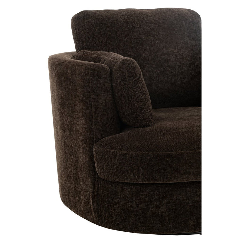 Fauteuil Bruin Populierenhout 100 cm 100x109x89 cm-Fauteuils-J-Line