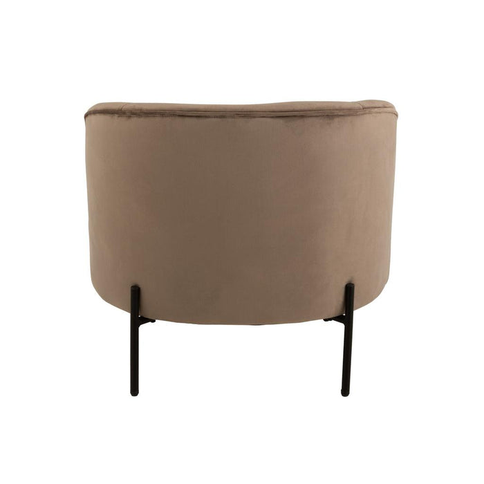 Fauteuil Bruin Populierenhout Rond 67 cm 67x71x66 cm-Fauteuils-J-Line