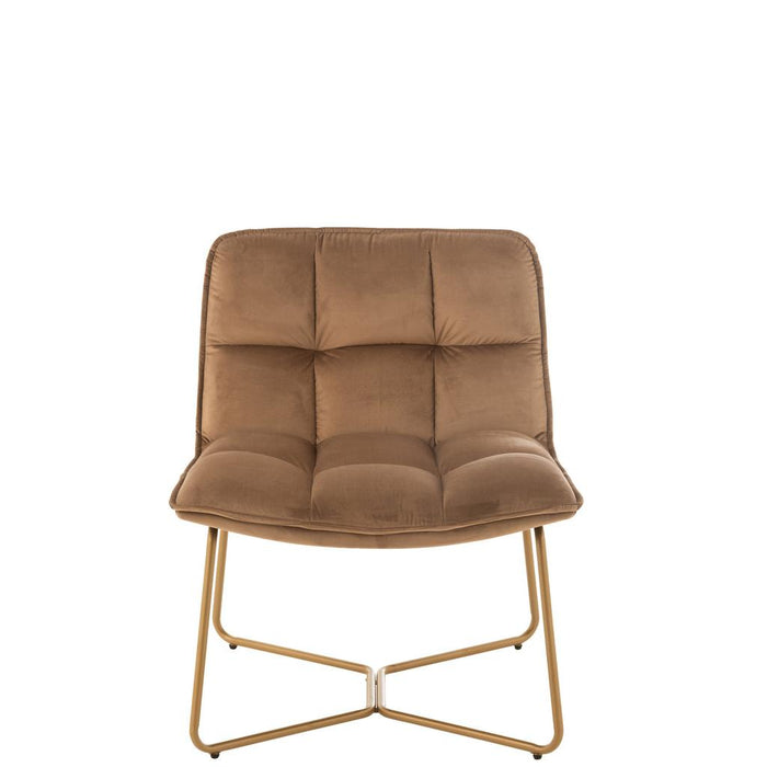 Fauteuil Bruin Schuim 58 cm 58x65x85 cm-Fauteuils-J-Line