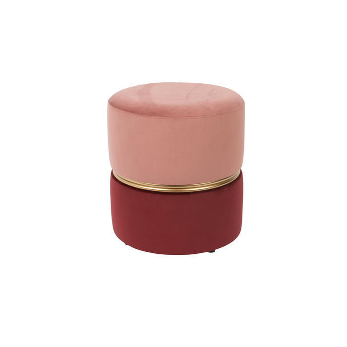 Fauteuil Bubbly Candy Polyester Roze Ø35x39 cm-Fauteuils-Creating Home