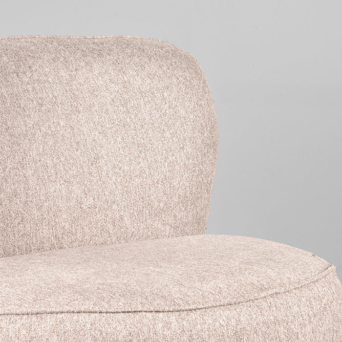 Fauteuil Bunny Bouclé Taupe-Fauteuils-LABEL51
