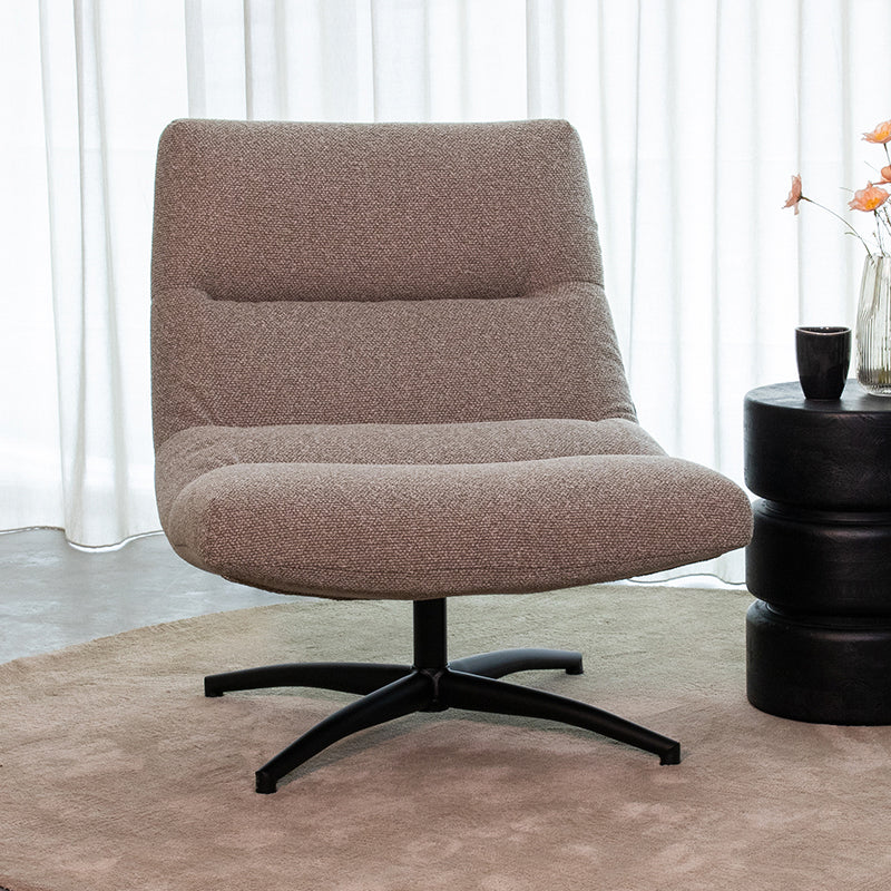 Fauteuil Calix Mushroom Boucle - 77x93x88 cm-Fauteuils-LABEL51
