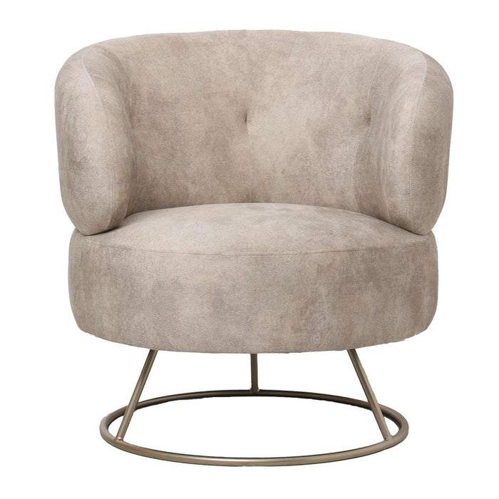 Fauteuil Carice Polyester Beige 721457-Fauteuils-PTMD