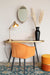 Fauteuil Catelyn Stof Oranje 55.5x57 cm-Fauteuils-Creating Home