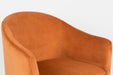 Fauteuil Catelyn Stof Oranje 55.5x57 cm-Fauteuils-Creating Home