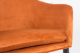 Fauteuil Catelyn Stof Oranje 55.5x57 cm-Fauteuils-Creating Home
