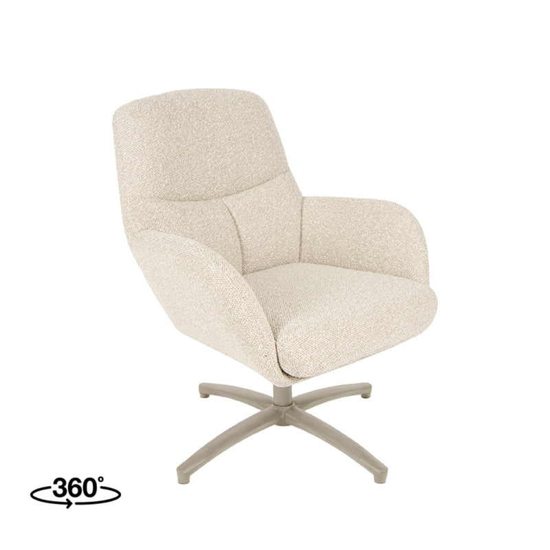 Fauteuil Chill Zone Naturel Boucle - 68x73x90 cm-Fauteuils-LABEL51