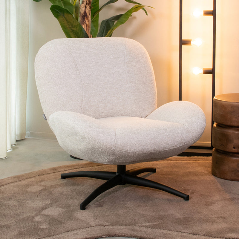 Fauteuil Clayton Naturel Geweven - 82x89x91 cm-Fauteuils-LABEL51