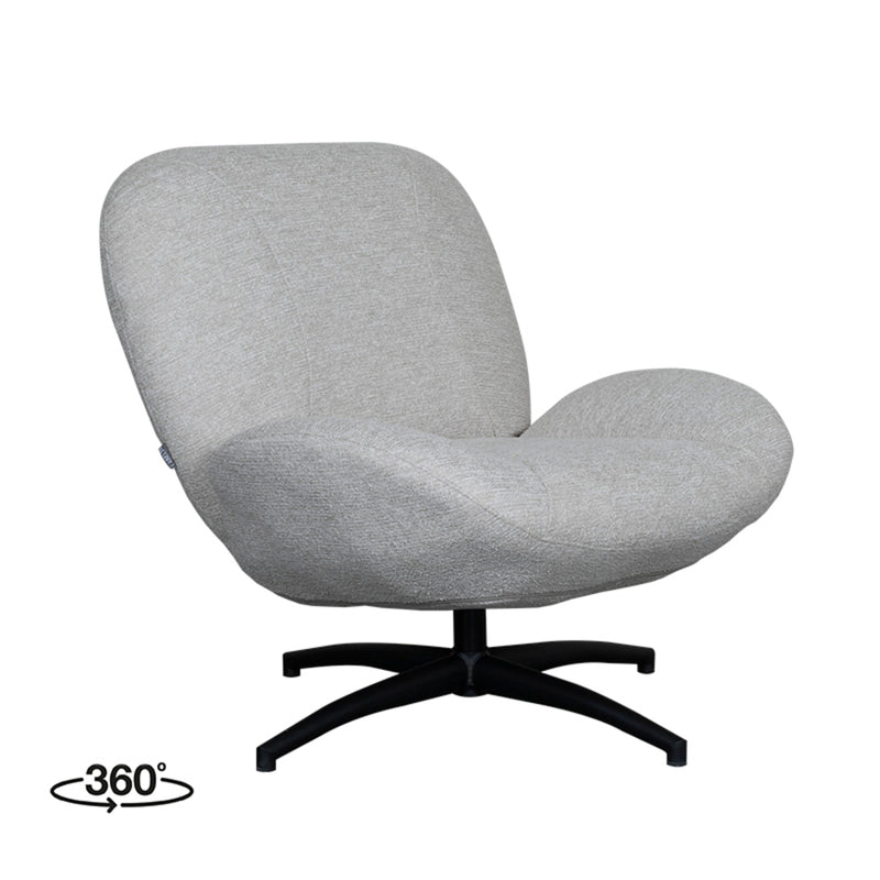 Fauteuil Clayton Naturel Geweven - 82x89x91 cm-Fauteuils-LABEL51