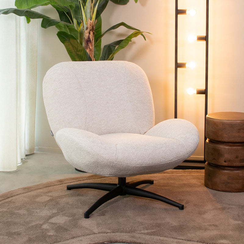 Fauteuil Clayton Naturel Geweven - 82x89x91 cm-Fauteuils-LABEL51