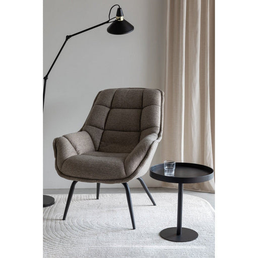 Fauteuil Comfortable Thomas Polyester Bruin 85x77 cm-Fauteuils-Creating Home