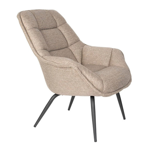Fauteuil Comfortable Thomas Polyester Bruin 85x77 cm-Fauteuils-Creating Home