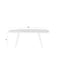 Fauteuil Consoletafel Webster Metaal, Teak Bruin 118x37 cm-Fauteuils-Creating Home